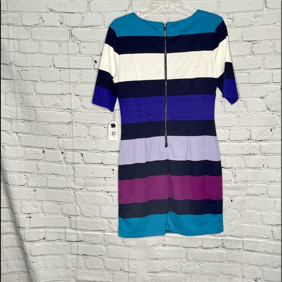 Jessica Simpson color block cotton dress. - Picture 2 of 3